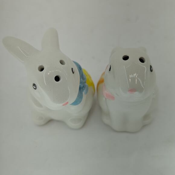 Pier 1 Imports Bunny Rabbit Salt & Pepper Shakers Easter - Picture 2 of 6